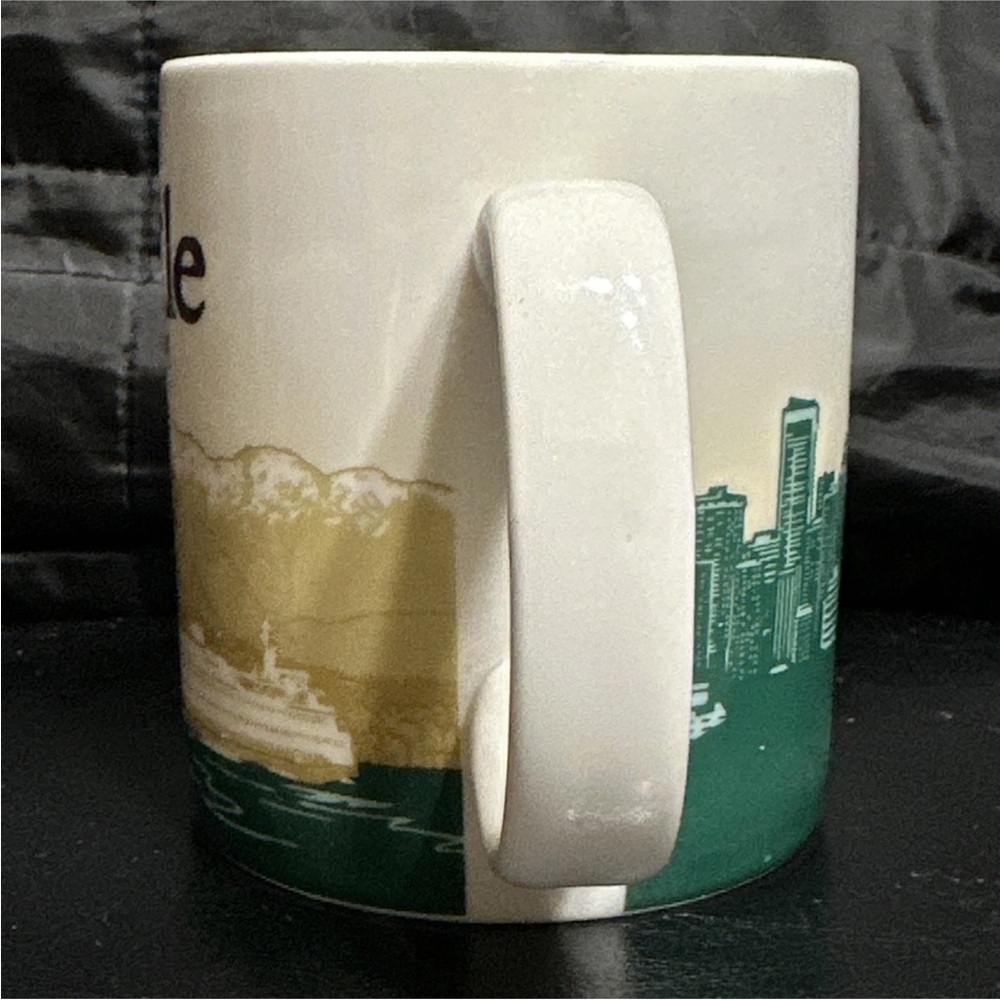 Starbucks Seattle Collectors Series 2009 City Global Icon Coffee Mug Cup - Picture 4 of 11